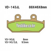 VESRAH 베스라 HONDA RS125125R,VFR700F,CBR750,CBR1000F 브레이크패드, VD-143JL