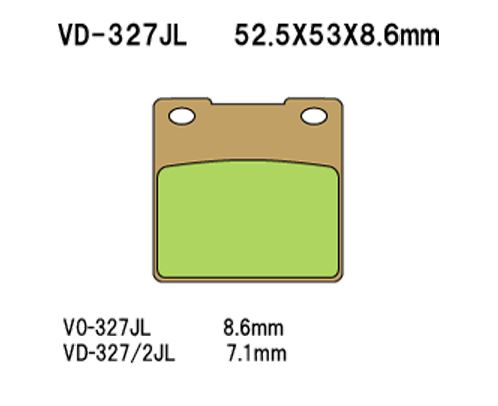 Vesrah(베스라) 브레이크 패드 VD327JL/SJL