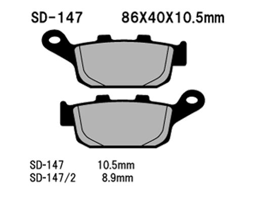 Vesrah(베스라) 브레이크 패드 WD147(SD147)