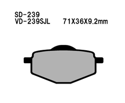 Vesrah(베스라) 브레이크 패드 WD239(SD239)