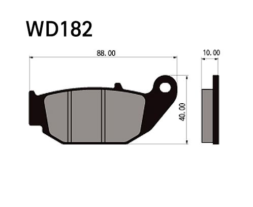 Vesrah(베스라) 브레이크 패드 WD182(SD182)