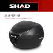 SHAD 샤드 탑케이스 SH34 기본사양무광 검정 D0B34100