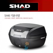SHAD 샤드 탑케이스 SH40 기본사양 무광 검정 D0B40100