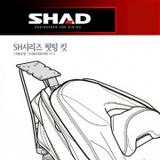 SHAD 샤드 탑케이스 핏팅 킷 X-MAX300/400 '17~ Y0XM37ST