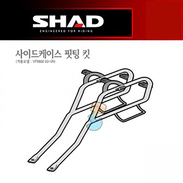 SHAD 샤드 사이드케이스SH43 핏팅 킷 VFR800 '02~'09 H0VF82SF