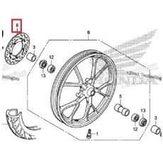 슈퍼커브125 C125(~20년) 브레이크디스크(앞) 45251-K0G-901