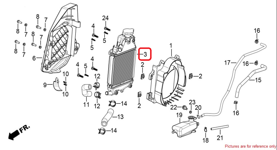 K-WIN(ADV125) 라지레타ASSY 17710CN7700