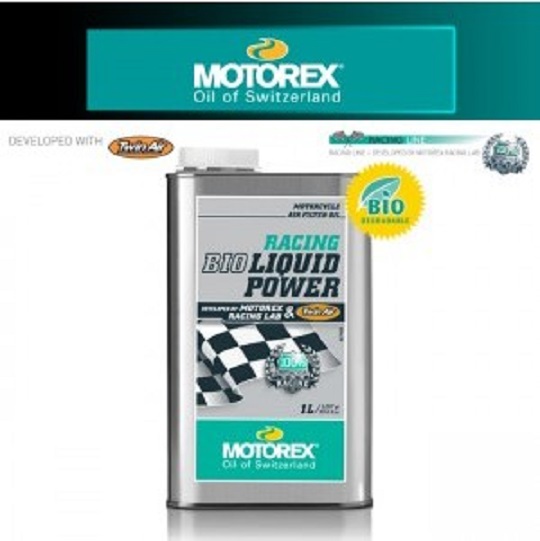 모토렉스(MOTOREX) 레이스 에어필터 오일 RACING BIO LIQUID POWER(레이싱 바이오 리퀴드 파워) 1L