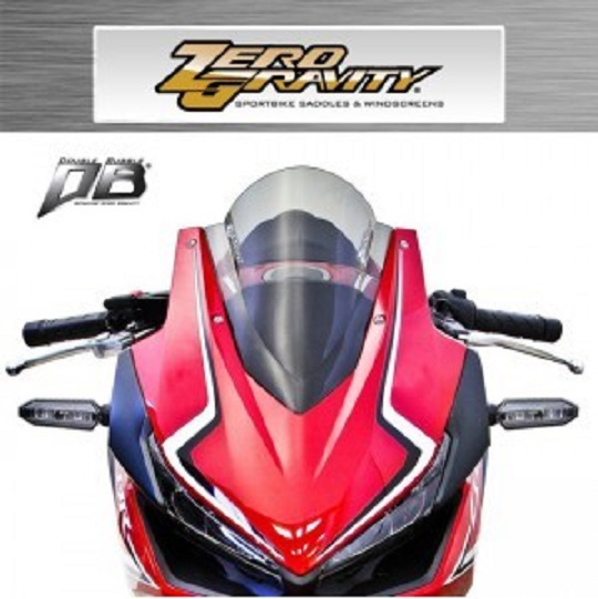 Zerogravity(제로그래비티) HONDA CBR500R '19~'23 더블버블 스모크 윈도우(윈드스크린) 16-435-02