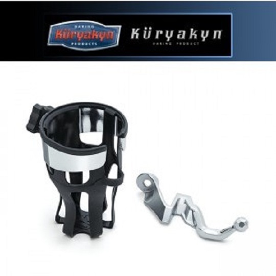 쿠리야킨(Kuryakyn) Honda(혼다) '18~'20 GL1800 Reflex Drink Holder Passenger Mount (동승자 드링크 홀더) 6492