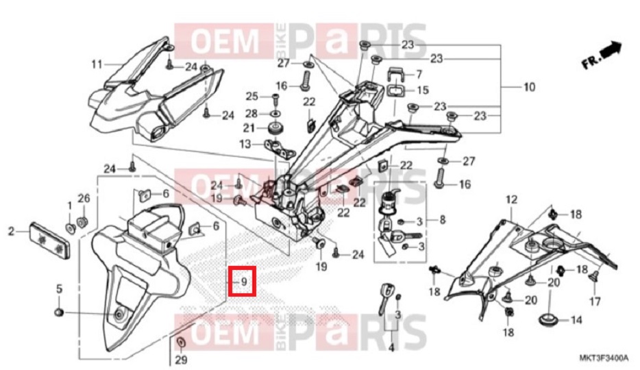 XADV750 라이센스브라켓 80100MFLD20