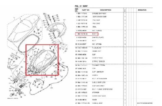 N-MAX125 엔맥스125(21년~) 러게지박스 B6Y-F437R-00