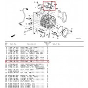 슈퍼커브110(21년~) SUPER CUB110 인네트파이프 17110-K1M-T00