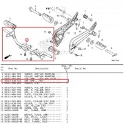 슈퍼커브110(21년~) SUPER CUB110 스텝바콤프 발판 50610-K1M-T00