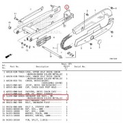 슈퍼커브110(21년~) SUPER CUB110 스윙암(뒤) 리어포크 52200-KWW-E00ZA