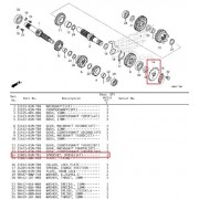 슈퍼커브110(21년~) SUPER CUB110 소기어(14T) 23801-K1M-T01