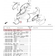 슈퍼커브110(21년~) SUPER CUB110 센터커버(앞) 80151-K1M-T00