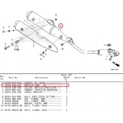 슈퍼커브110(21년~) SUPER CUB110  머플러 18300-K1M-T01