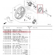 슈퍼커브110(21년~) SUPER CUB110 대기어(36T) 41201-K1M-T02