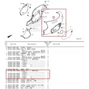 슈퍼커브110(21년~) SUPER CUB110 보디커버 83700-K1M(좌) 83600-K1M(우)